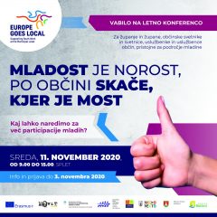 Letna konferenca “Mladost je norost, po občini skače, kjer je most”