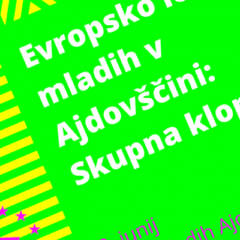 Evropsko leto mladih v Ajdovščini: Skupna klopca