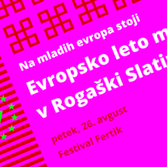 Evropsko leto mladih v Rogaški Slatini: Na mladih Evropa stoji