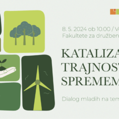 Vabilo na nacionalno konferenco mladinskega dialoga: Katalizatorji trajnostnih sprememb