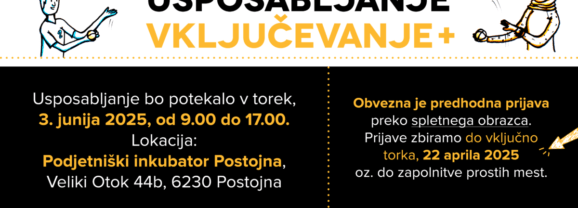 Vabilo na usposabljanje Vključevanje +